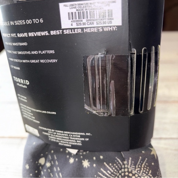 Torrid  Full Length Signature Waist Premium Love Heart  Periscope Leggings 4X - Picture 11 of 16